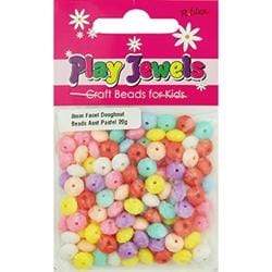AussieSuperStore Jewellery Making Supplies Faceted Donut Beads 8mm Faceted Donut Beads 8mm | Jewellery Making Beads | Jewellery Making Supplies 9323823202088 PJS18015